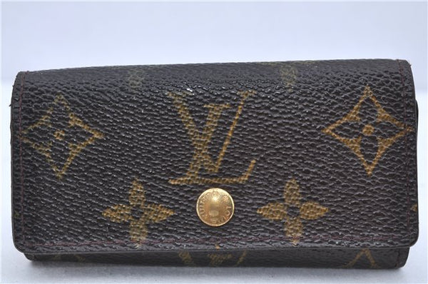 Authentic Louis Vuitton Monogram Multicles 4 Four Hooks Key Case M62631 LV H6688