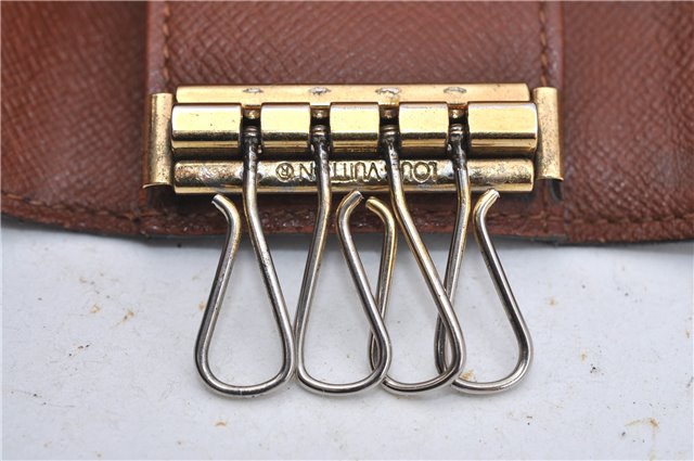 Authentic Louis Vuitton Monogram Multicles 4 Four Hooks Key Case M62631 LV H6688