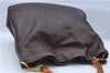 Authentic GUCCI Bamboo 2Way Shoulder Hand Bag Leather Brown H6692