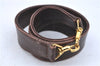 Authentic GUCCI Bamboo 2Way Shoulder Hand Bag Leather Brown H6692