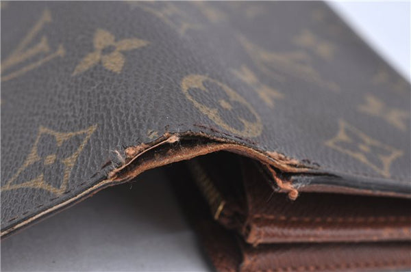 Authentic Louis Vuitton Monogram Portefeuille Sarah Purse Wallet M61734 LV H6695