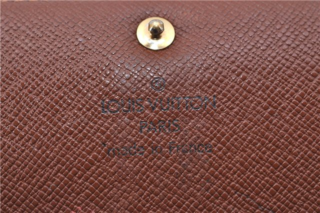 Authentic Louis Vuitton Monogram Portefeuille Sarah Purse Wallet M61734 LV H6695