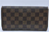 Authentic Louis Vuitton Damier Portefeuille International Wallet N61217 LV H6708