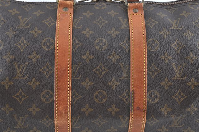 Authentic Louis Vuitton Monogram Keepall 45 Boston Bag M41428 LV H6709