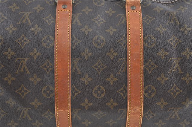 Authentic Louis Vuitton Monogram Keepall 45 Boston Bag M41428 LV H6709