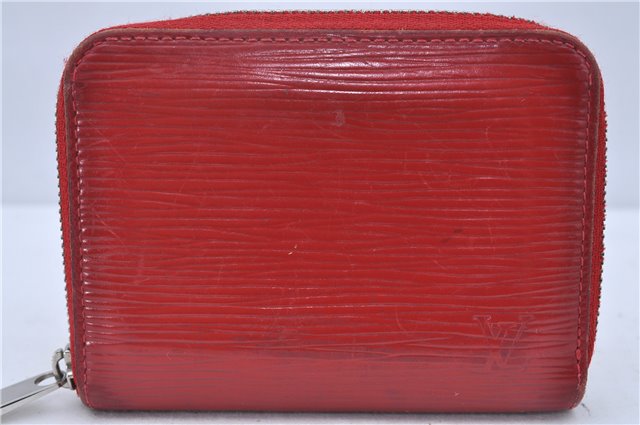 Authentic Louis Vuitton Epi Zippy Coin Purse Wallet Red M60720 LV H6720