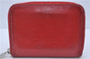 Authentic Louis Vuitton Epi Zippy Coin Purse Wallet Red M60720 LV H6720