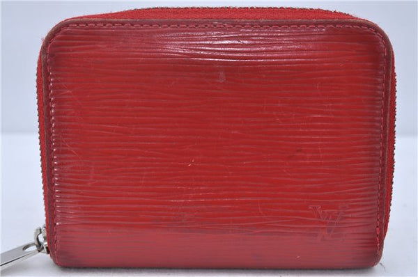 Authentic Louis Vuitton Epi Zippy Coin Purse Wallet Red M60720 LV H6720