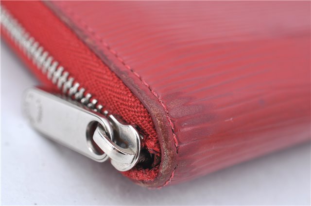 Authentic Louis Vuitton Epi Zippy Coin Purse Wallet Red M60720 LV H6720