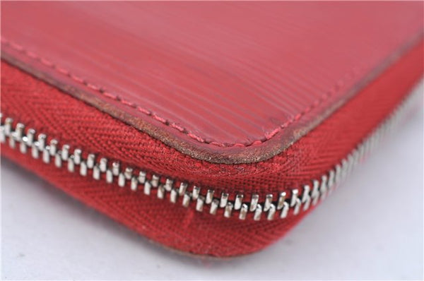 Authentic Louis Vuitton Epi Zippy Coin Purse Wallet Red M60720 LV H6720