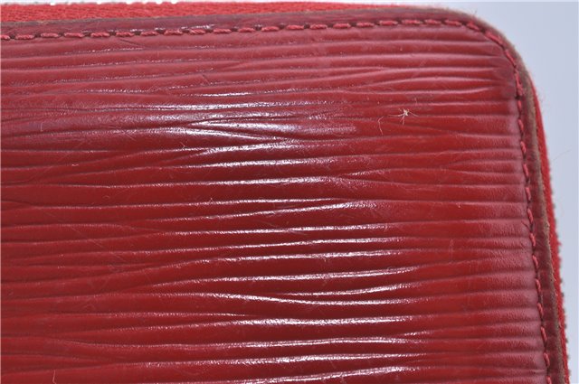 Authentic Louis Vuitton Epi Zippy Coin Purse Wallet Red M60720 LV H6720