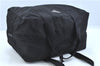 Authentic PRADA Nylon Tessuto Travel Boston Bag Black H6725