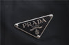 Authentic PRADA Nylon Tessuto Travel Boston Bag Black H6725