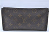 Authentic Louis Vuitton Monogram Pouch For Bucket GM LV Junk H6733