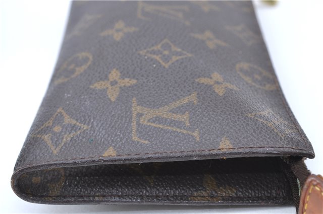 Authentic Louis Vuitton Monogram Pouch For Bucket GM LV Junk H6733