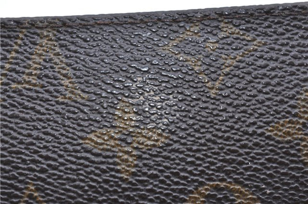 Authentic Louis Vuitton Monogram Pouch For Bucket GM LV Junk H6733