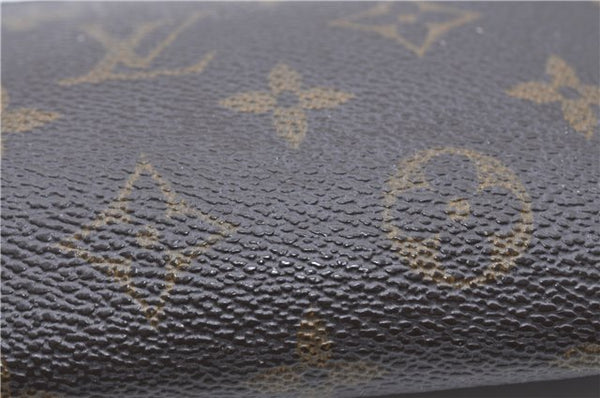 Authentic Louis Vuitton Monogram Pouch For Bucket GM LV Junk H6733