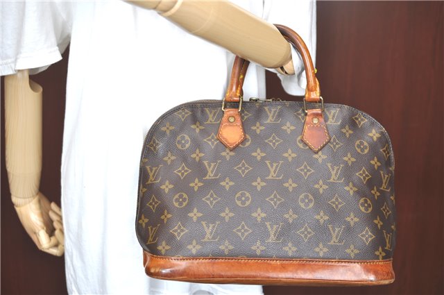 Authentic Louis Vuitton Monogram Alma Hand Bag M51130 LV H6741