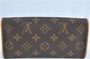 Authentic Louis Vuitton Monogram Pochette Twin PM Shoulder Bag M51854 LV H6757