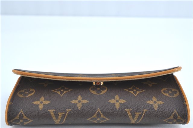Authentic Louis Vuitton Monogram Pochette Twin PM Shoulder Bag M51854 LV H6757