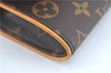 Authentic Louis Vuitton Monogram Pochette Twin PM Shoulder Bag M51854 LV H6757