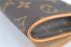 Authentic Louis Vuitton Monogram Pochette Twin PM Shoulder Bag M51854 LV H6757