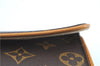 Authentic Louis Vuitton Monogram Pochette Twin PM Shoulder Bag M51854 LV H6757