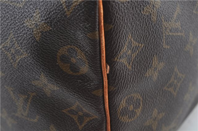 Authentic Louis Vuitton Monogram Speedy 35 Hand Bag M41524 LV H6758