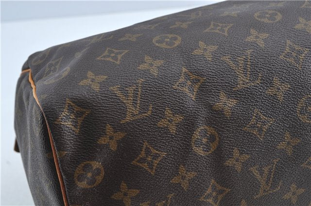 Authentic Louis Vuitton Monogram Speedy 35 Hand Bag M41524 LV H6758