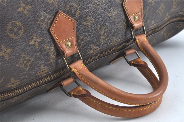 Authentic Louis Vuitton Monogram Speedy 40 Hand Bag M41522 LV H6763