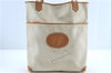 Authentic GUCCI Micro GG PVC Leather Shoulder Tote Bag Ivory Brown H6773