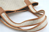 Authentic GUCCI Micro GG PVC Leather Shoulder Tote Bag Ivory Brown H6773