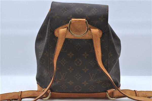 Authentic Louis Vuitton Monogram Montsouris MM Backpack M51136 LV H6789