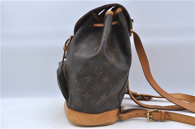 Authentic Louis Vuitton Monogram Montsouris MM Backpack M51136 LV H6789