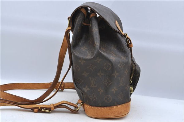 Authentic Louis Vuitton Monogram Montsouris MM Backpack M51136 LV H6789