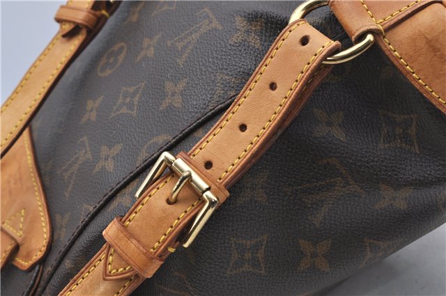 Authentic Louis Vuitton Monogram Montsouris MM Backpack M51136 LV H6789
