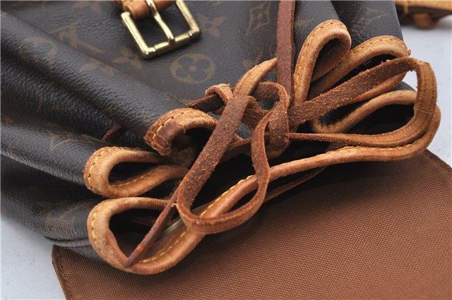 Authentic Louis Vuitton Monogram Montsouris MM Backpack M51136 LV H6789