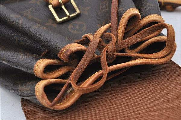Authentic Louis Vuitton Monogram Montsouris MM Backpack M51136 LV H6789