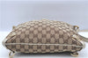 Auth GUCCI Abbey Shoulder Cross Body Bag GG Canvas Leather 131326 Brown H6791