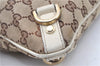 Auth GUCCI Abbey Shoulder Cross Body Bag GG Canvas Leather 131326 Brown H6791