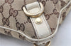 Auth GUCCI Abbey Shoulder Cross Body Bag GG Canvas Leather 131326 Brown H6791