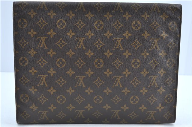 Authentic Louis Vuitton Monogram Porte Envelope Clutch Bag M51801 LV H6828