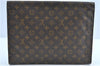 Authentic Louis Vuitton Monogram Porte Envelope Clutch Bag M51801 LV H6828