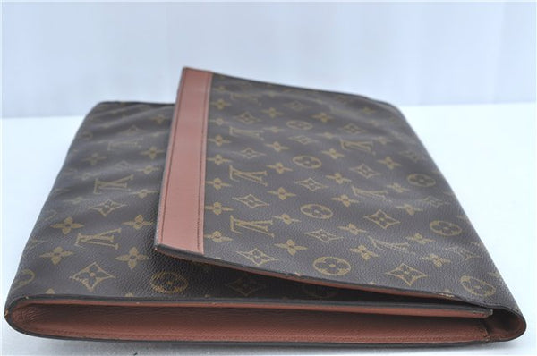 Authentic Louis Vuitton Monogram Porte Envelope Clutch Bag M51801 LV H6828