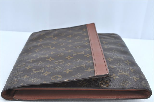 Authentic Louis Vuitton Monogram Porte Envelope Clutch Bag M51801 LV H6828