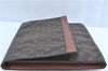 Authentic Louis Vuitton Monogram Porte Envelope Clutch Bag M51801 LV H6828