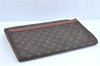 Authentic Louis Vuitton Monogram Porte Envelope Clutch Bag M51801 LV H6828