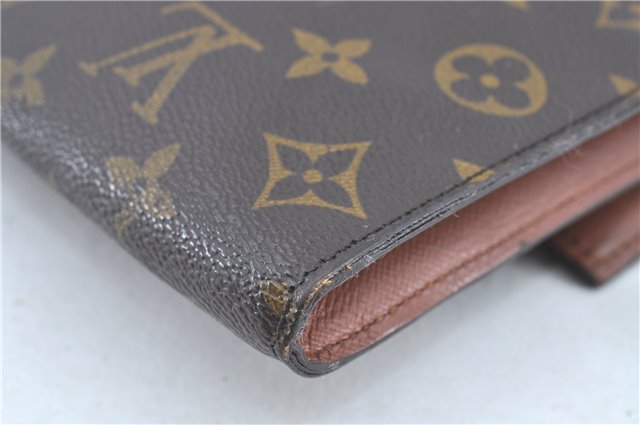 Authentic Louis Vuitton Monogram Porte Envelope Clutch Bag M51801 LV H6828