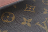 Authentic Louis Vuitton Monogram Porte Envelope Clutch Bag M51801 LV H6828
