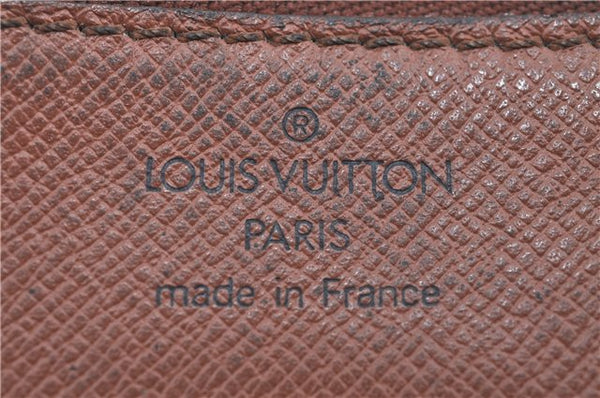 Authentic Louis Vuitton Monogram Porte Envelope Clutch Bag M51801 LV H6828